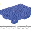 Pallet Nhựa 1 Mặt 1200x1000x78mm 6 pallet nhua 1 mat sg 1203 3