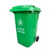 thùng rác nhựa 240l xanh lá