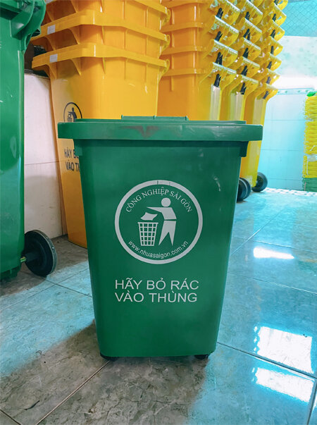 thùng rác nhựa 60l bền đẹp