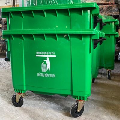Thùng rác nhựa 660l