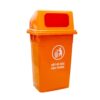 thùng rác nhựa nắp hở 90l xanh