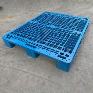 pallet nhựa cũ 1200x1000x150mm xanh