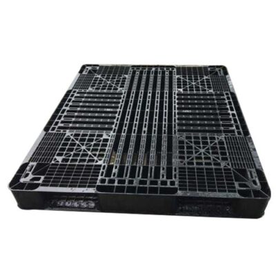 Lưu ý khi mua pallet nhựa kê hàng cho vựa nông sản 8 pallet nhựa cũ 1300x1100x130mm đen