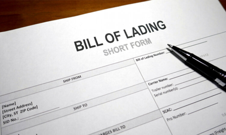 phân loại bill of lading