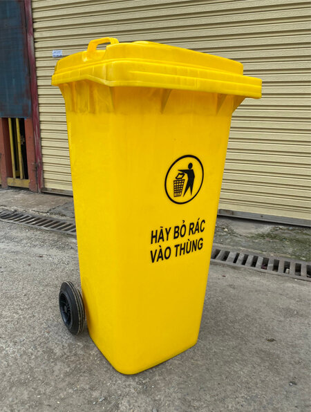 Quy Định Về Thùng Rác Màu Vàng Sử Dụng Trong Y Tế 3 thùng rác màu vàng