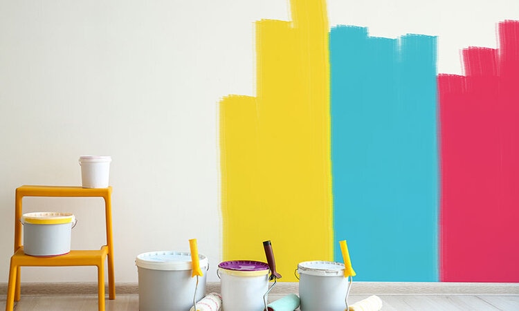 cách sơn tường nhà