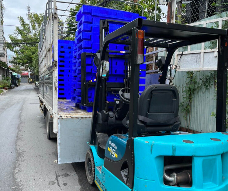 pallet nhựa cũ hậu giang