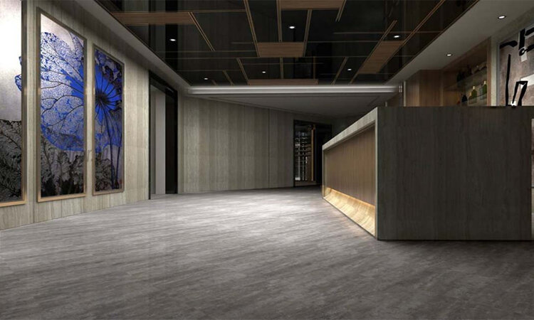 Sàn Nhựa Giả Bê Tông, Xi Măng - Xu Hướng Nội Thất Hiện Nay 4 ưu điểm sàn nhựa giả bê tông