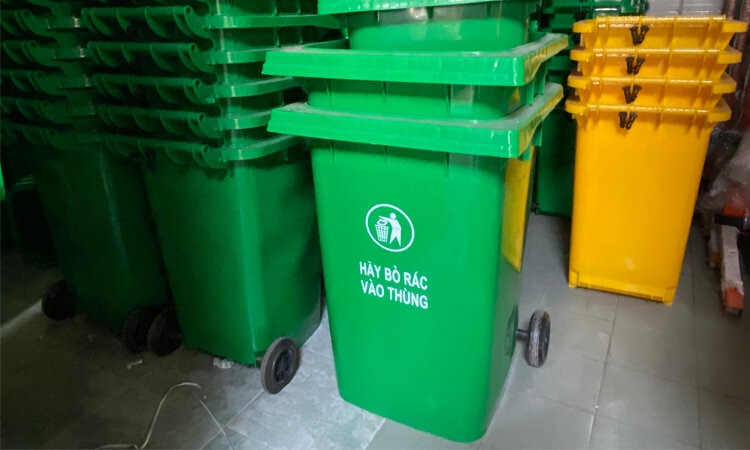 Địa Chỉ Bán Thùng Rác Nhựa Quận 12 Giá Rẻ, Chất Lượng 2 thùng rác nhựa quận 12