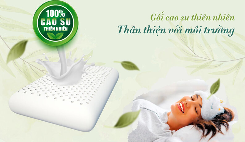 Gối cao su thiên nhiên Kim Cương