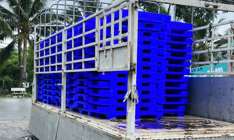 pallet nhựa chịu lực