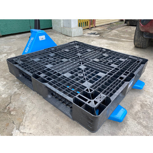 pallet nhua cu 1100x1100x150mm 2