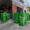 Thùng Rác Nhựa 240L HDPE Giá Rẻ Có Bánh Xe 12 240 lit kho hang