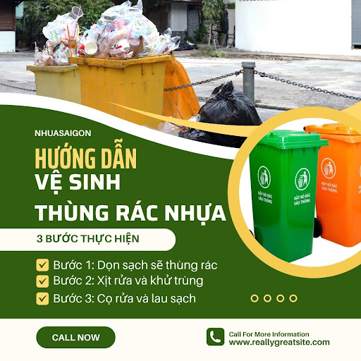 Hướng dẫn vệ sinh thùng rác đúng cách