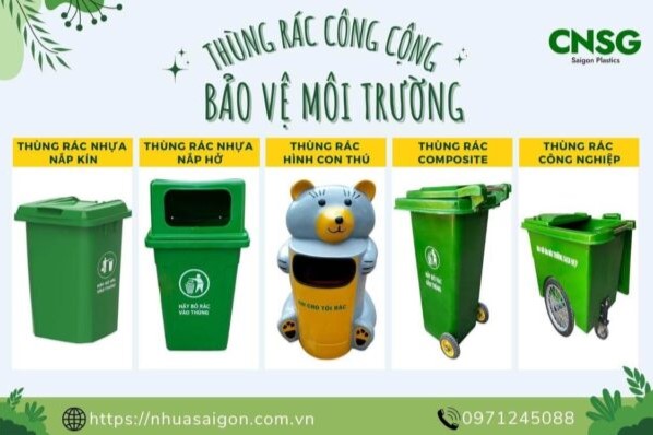 Nhựa Sài Gòn là đơn vị chuyên cung cấp các sản phẩm thùng rác nhựa chất lượng cao