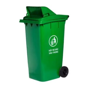 Thùng Rác Nhựa Composite 120L Nắp Hở