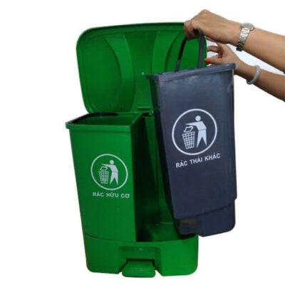 Sử dụng thùng rác phân loại trong trường học để nâng cao kiến thức cho học sinh