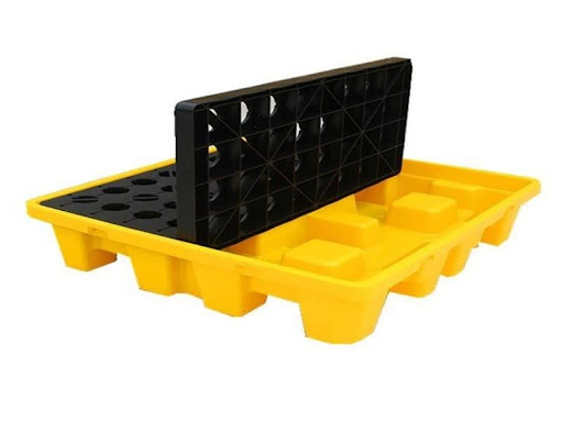 2 loại pallet nhựa chống tràn dầu thường thấy trên thị trường